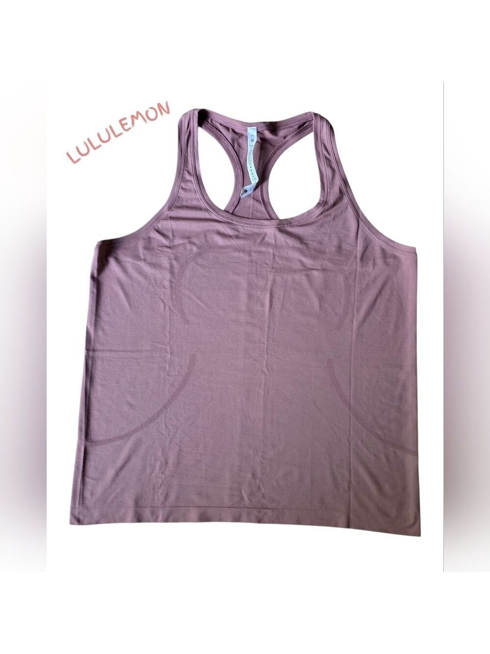 Lululemon Dusty Rose Tank Top Size 18 #TK27 - Picture 2 of 8